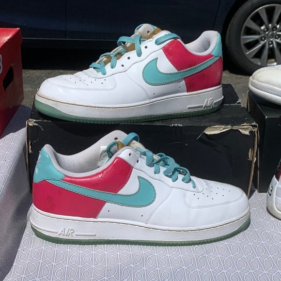 Nike Other - Nike air force one af1 Hawaii theme pink teal